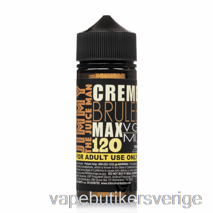 Vape Sverige Creme Brulee - Jimmy The Juiceman - 120ml 0mg